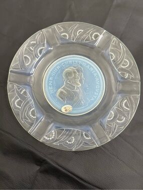 Sabino Opalescent Rare King Henry IV and Marie de Medici Limited Ed Plate France